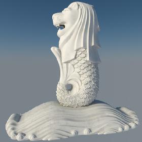 Merlion Statue